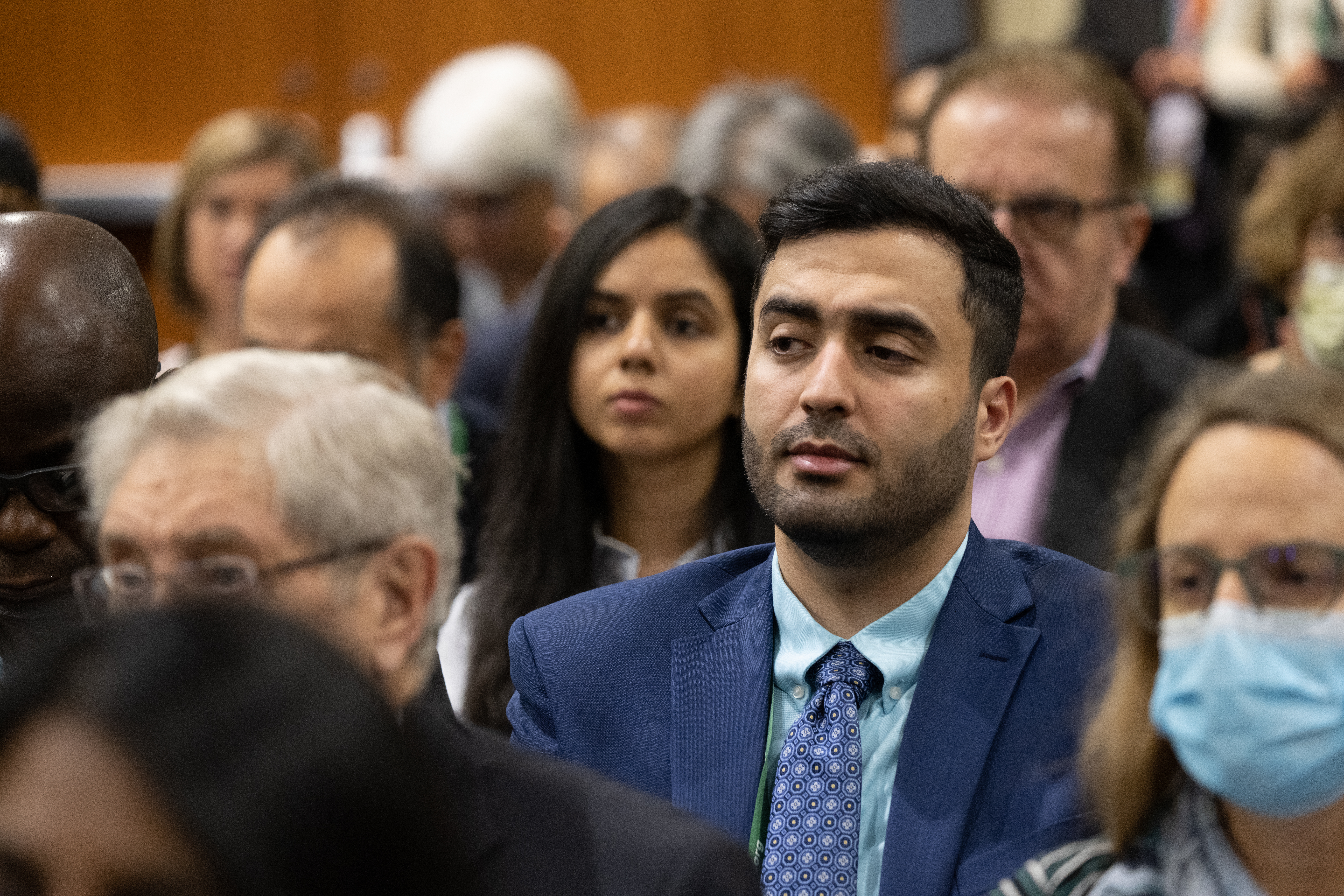 people in audience