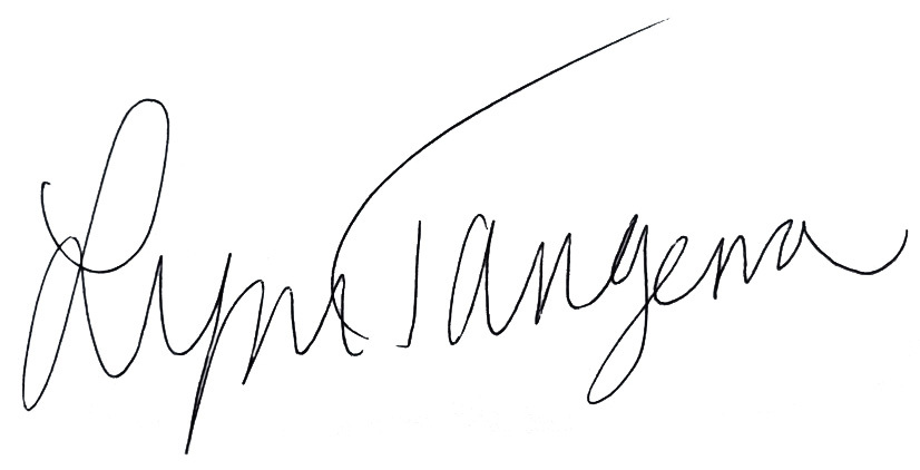 Letter writer's signature