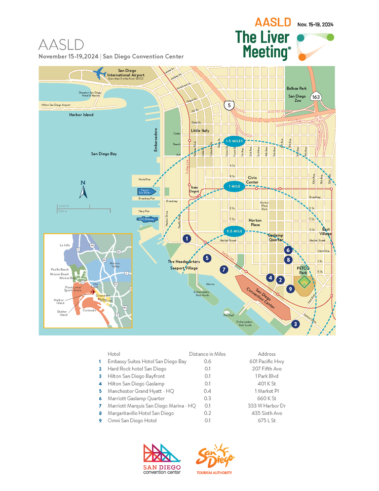 Area map of San Diego Hotels