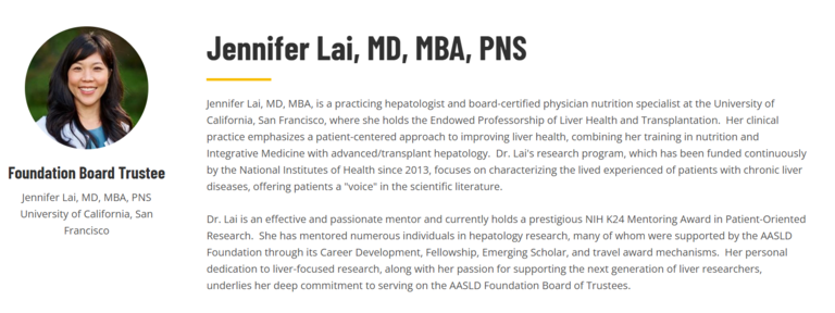 Information on Jennifer Lai