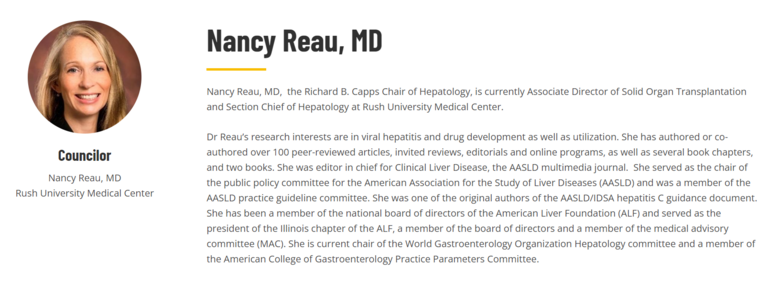 Bio information about Nancy Reau